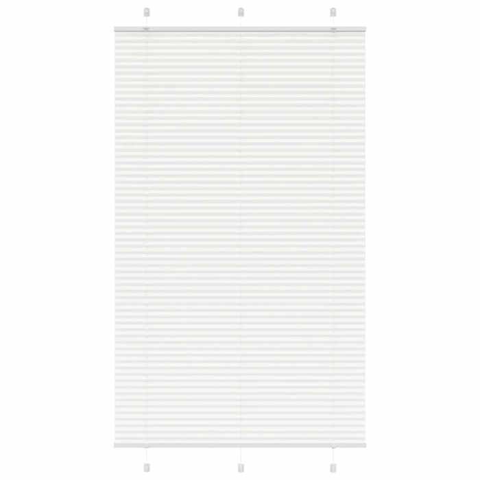 VidaXL Store plissé blanc 115x200cm largeur du tissu 114,4cm polyester, store plissé de fenêtre, store accordéon, store 4015520