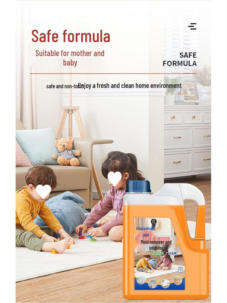 Mold & Mildew Remover Spray for Walls and Tiles