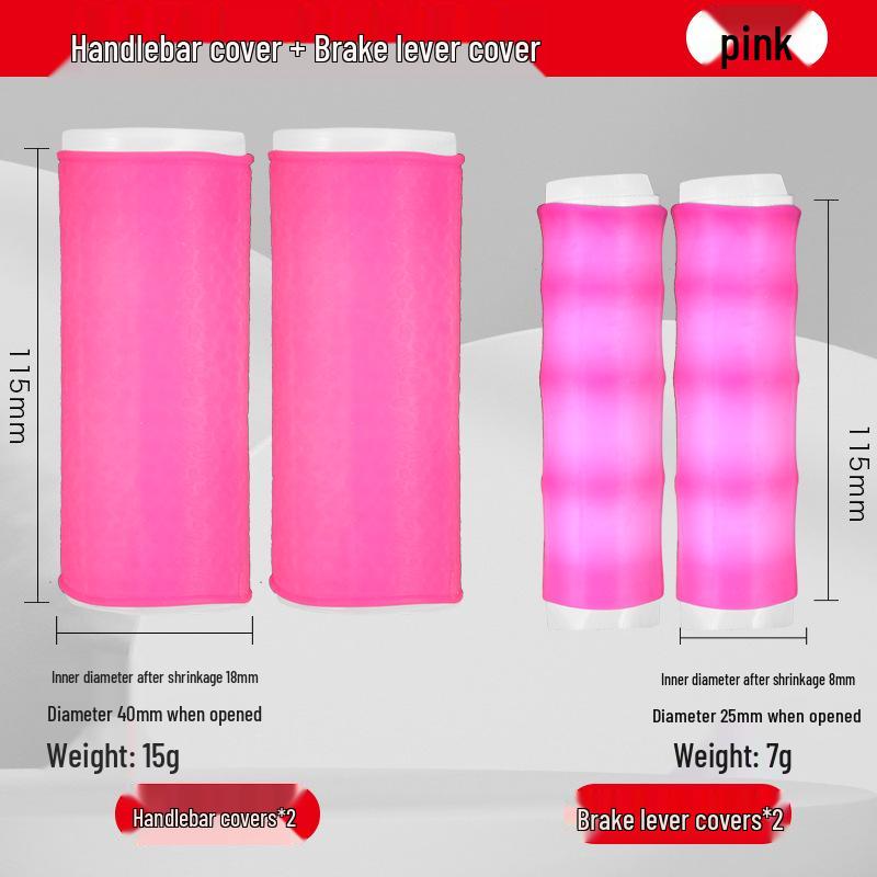 Universal Non-Slip Silicone Handlebar Grips for E-Scooters: Quick Install, Self-Suction, Shock-Absorbent, Wear-Resistant, Various Colors.