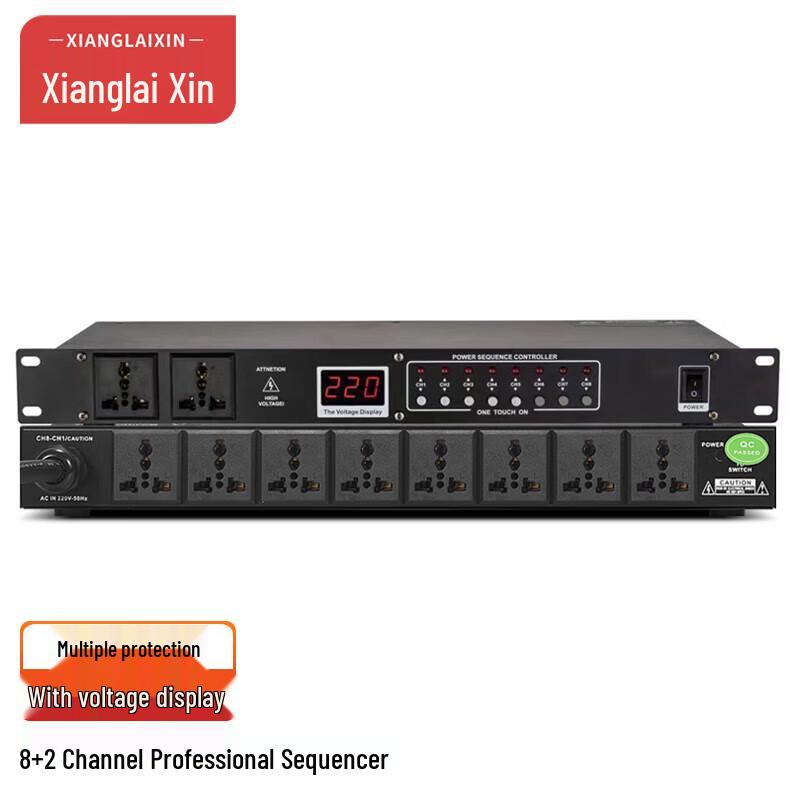 10-Channel Power Sequencer with Independent Control and Display