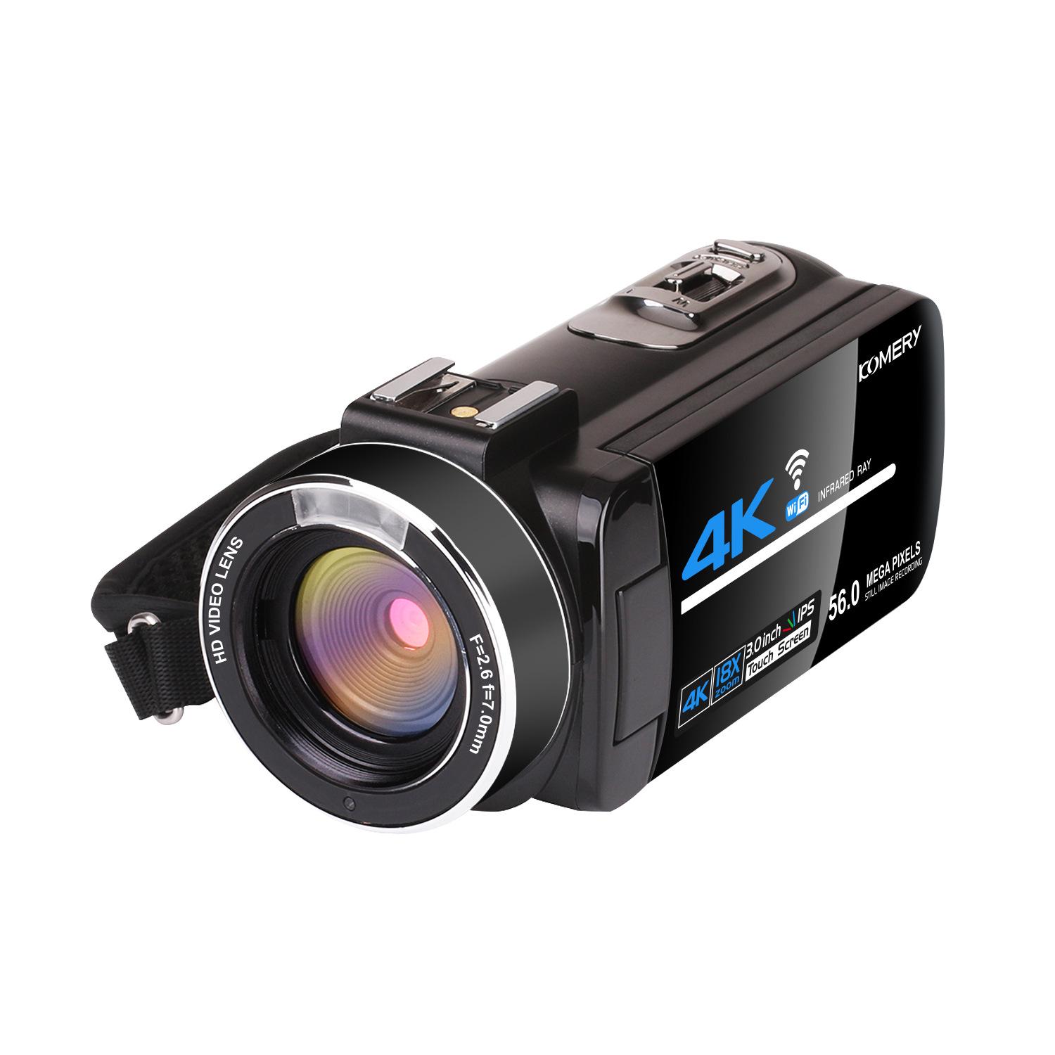 

4K WiFi HD Camera with 18x Zoom & Touchscreen