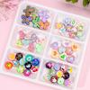 Luminous Hand-Painted Acrylic Cartoon Beads for DIY Bracelets