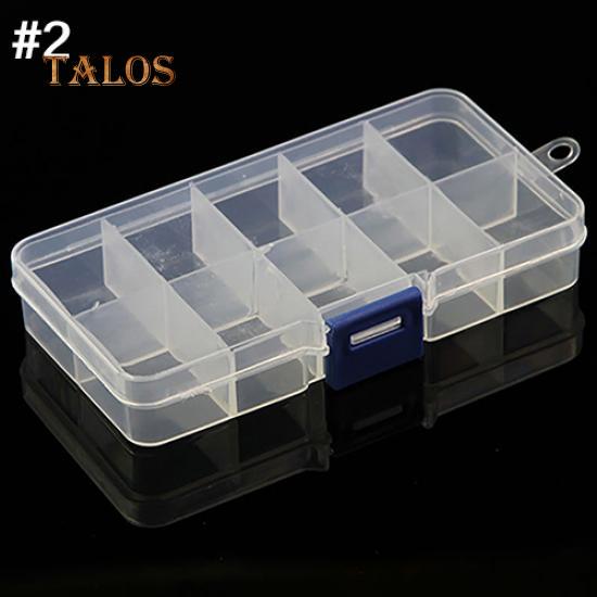 

10/15/24 отделения пластиковая коробка ювелирные изделия бисер контейнер для хранения органайзер для поделок коробки чехлы #2: 10 Compartments