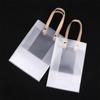 5Pcs Frosted Translucent Pvc Loot Bag Gift Bagbbags For Gifts Packing Bag Pvc Hand Bag Party Decor Souvenir Tote Bags
