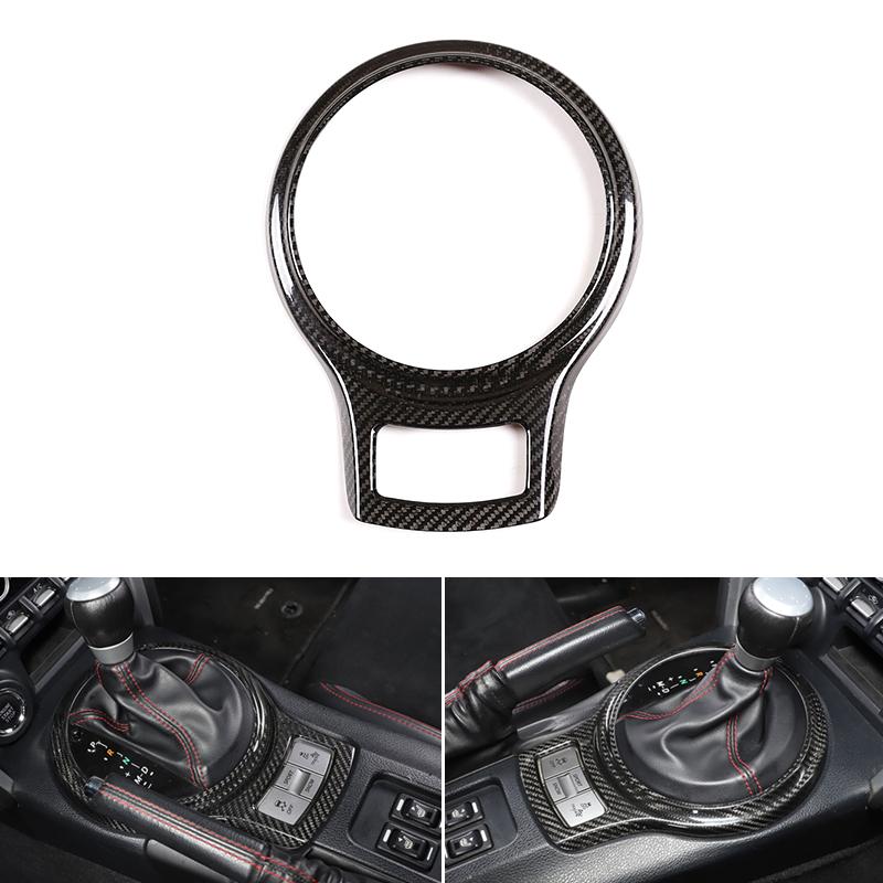 

Car Styling Carbon Fiber Texture Central Gear Shift Panel Cover Trim For Toyota 86 Subaru BRZ 2012 - 2016 2017 2018