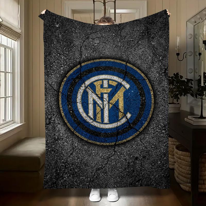 Fc Internazionale Century Passion Blanket Soft And Comfortable Camping Trip Sheet Digital Printing Office Rest Blanket
