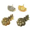 Ginkgo Leave Bouquet Journal Clips Antique Finish Metal Bookmark  Office