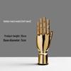 Electroplated Jewelry Display Stand: Mannequin Hand for Clothing Store Window, Glove Rack, and Ornament Display