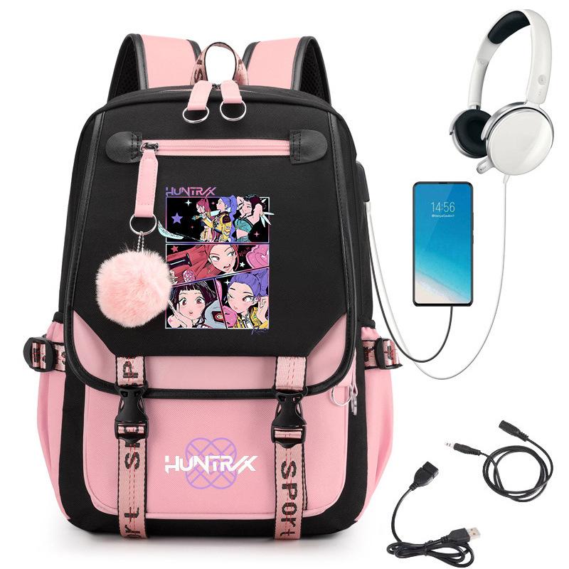 Huntr/X Witch Hunters Middle School Student School Bag Outdoor Travel Backpack 0813