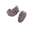 Retro Multi-layer Tassel Half-round Earrings Women's Sparkling Senior Sense Commuter Versatile Fashion Everyday Ear Jewelry