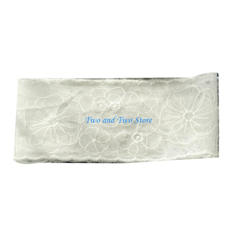 HX6F Breathable Lace Belt For Women Adjustable Ribbon Tie Elegant Waist Multi Functional Hair Accessory