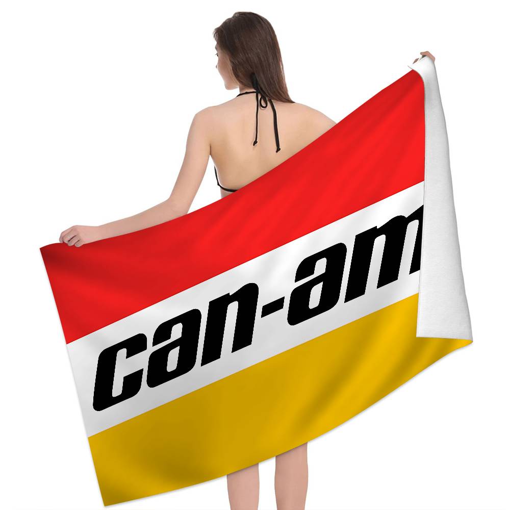 Can-Am Spyder Logo Microfiber Blanket Quick Drying Beach Towels Oversized Printing Super Absorbent Pool Towel Blanket