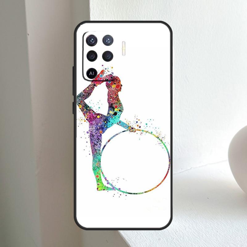 

Gymnastics Watercolor Printing For OPPO A74 A54 A94 A17 A57 A15 A16 A76 A96 A18 A38 A58 A78 A98 A40 A60 A80 A5 A6 Pro Case OPPO A16