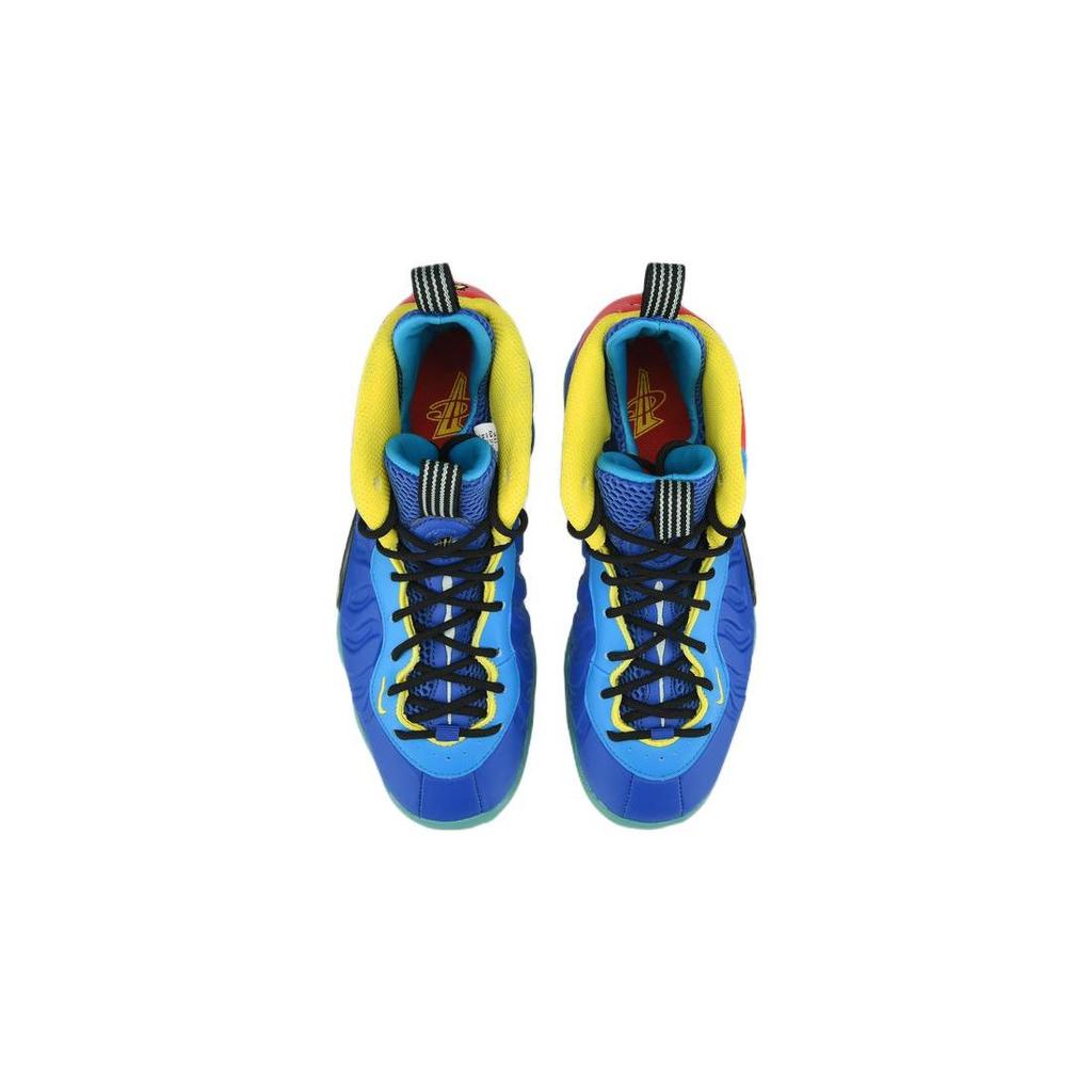 Nike Little Posite One GS Multi-Color Kids Sneakers Blue Game-Royal Laser-Blue DQ0376-400