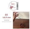 Flame Retardant Yoga Timer Incense Burner and Ash Catcher with Inverted Glass Bottle Design for Fitness Aromatherapy.