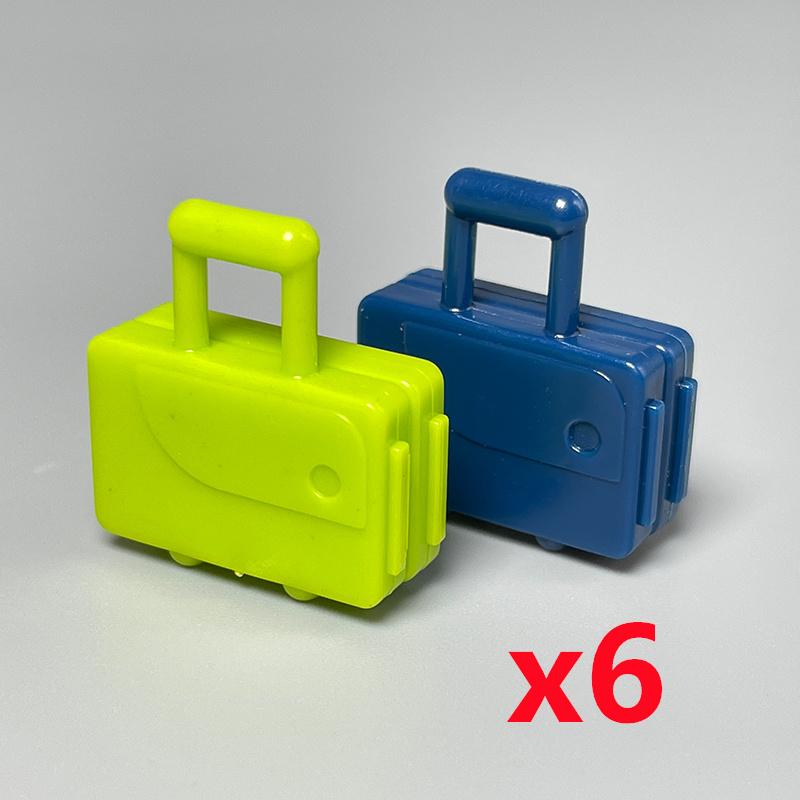 

12pcs MOC Bricks Luggage Rod Boxes Tourism Box 37178 Accessories Assembled Component Building Blocks Playthings For Children