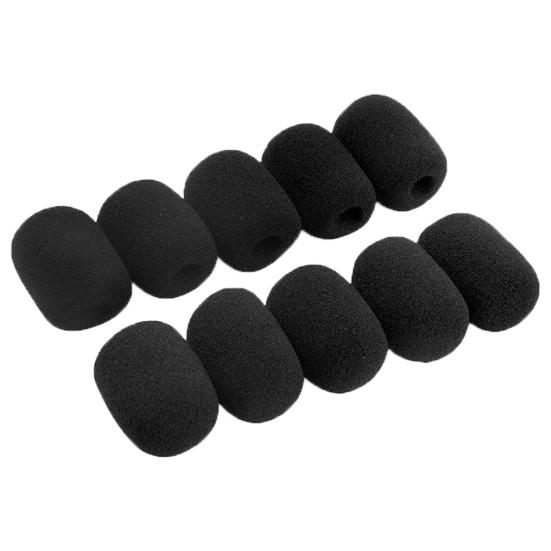 Microphone Cover Ultra Soft High Density Sponge Headset Mic Windscreen Replacement for Interview