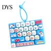 Portable Keyboard Key Pendant Mechanical Fidget Keychain Toy, 26 Tactile Analog Keys Decompression Switch Feel Stress Relief for Backpacks And Wallets