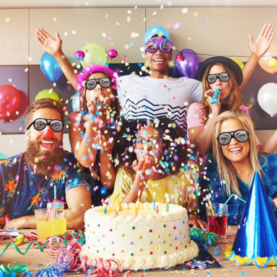 Lustige Scherzbrillen für Party Neuheit Verrückte Brillen für Erwachsene Kinder Karneval Scherz Zubehör Seltsame Sonnenbrillen für Halloween