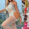 All Seasons Erotic Sleepwear Sexy Lingerie Women Bodysuit Moderate Elasticity