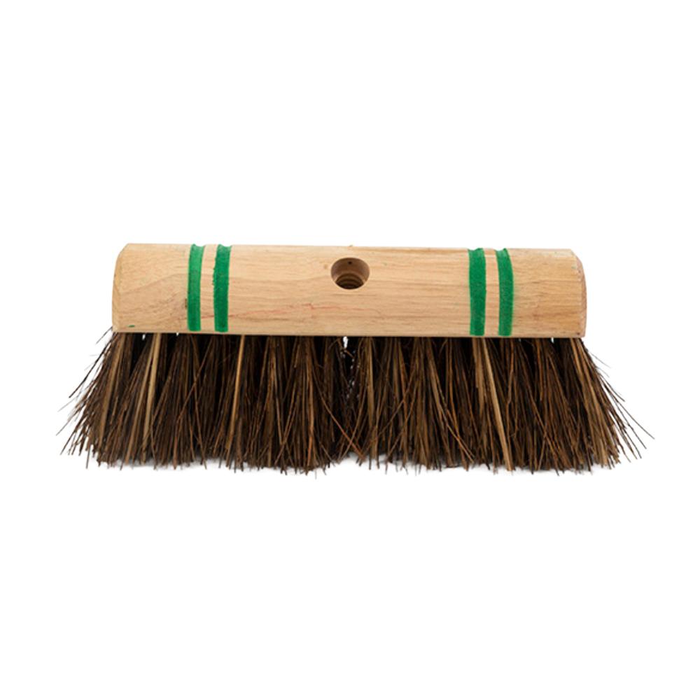 Head Only 10.5'' Bassine Yard Scavenger Broom Threaded