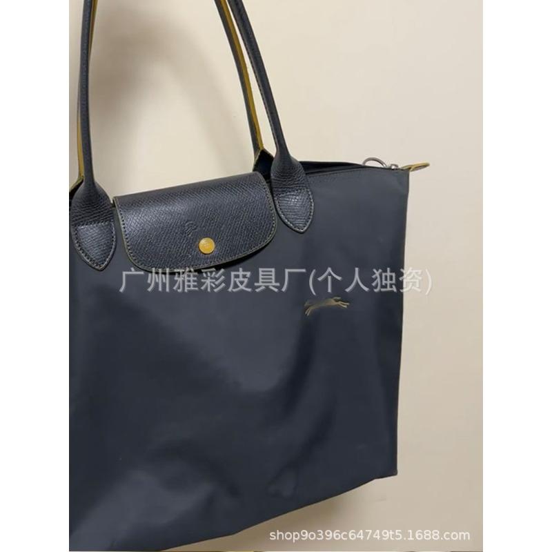 High Quality Dragon Inlaid Bag Week Commemorative Embroidered Dumpling Bag Nylon Handbag Large Capacity Shoulder Tote Bag