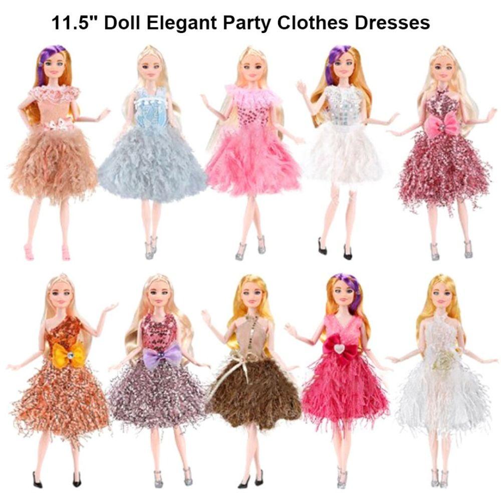 Elegant Doll Princess Dresses Suit for 30cm Doll/for 1/6 BJD Dolls/for 11.5" Dolls DIY Accessories