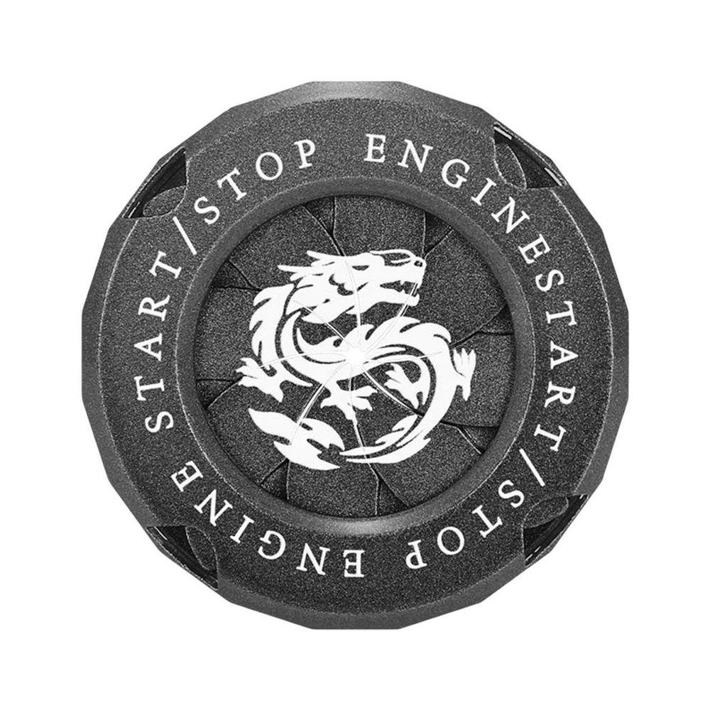 Engine Start Stop Button Cover Alloy Ignition Switch Protection Caps One-key Start Rotating Protective Automobile Decoration