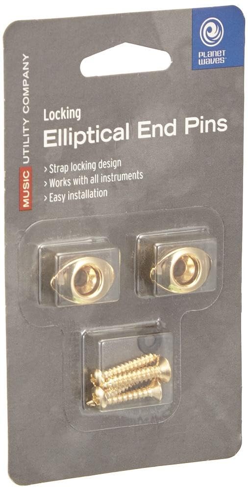 Strap End Pin Elliptical End Pin Gold PWEEP302 D'Addario []