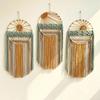 Macrame Sunrise Sunset Wall Hanging: Boho Beach Decor