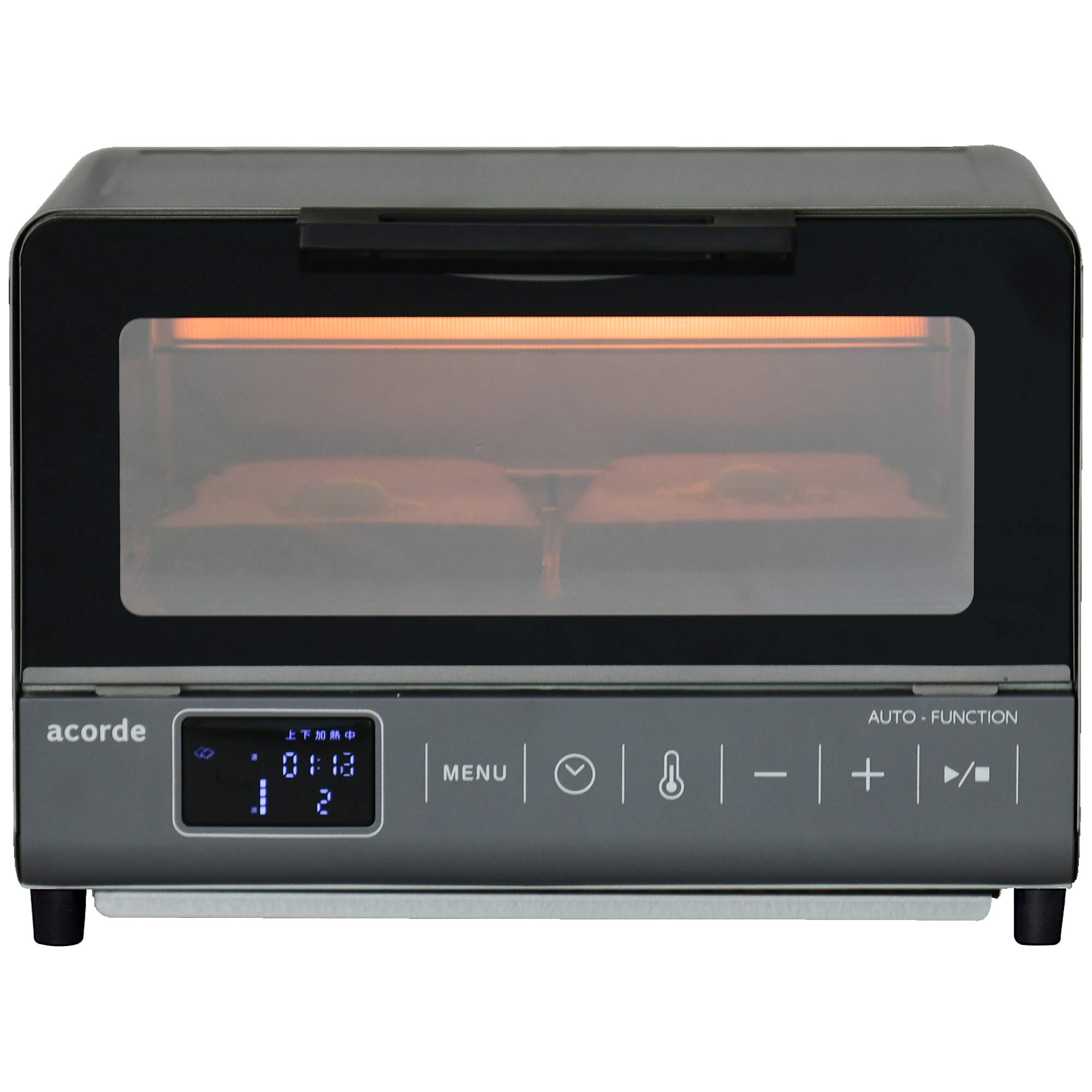 

Тостер Микрокомпьютер 2 шт. Автоматическое меню приготовления пищи Оснащен функцией регулировки Acorde Функция таймера Автоматическое отключение Угольно-серый 1 год [Yamazen]