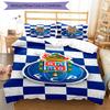 3pcs FC Porto Bedding Set Duvet Cover Closure Includes 1 Duvet Cover & 2 Pillowcases, Soft and Comfortable for All Seasons.