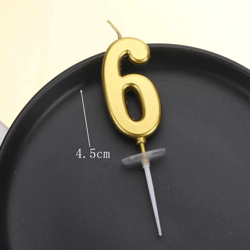 50 Gold and Silver Number Candle Cake Toppers - Individually Boxed Party Decorations