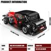 MOULD KING 10114 Technical Building Block The T50 Vintage Car Set Assembly Classic Car Brick Toys Model Kids Christmas Gift