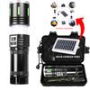 1000Lumens High Power LED Flashlight USB Rechargeable Tactical Light Built-in Battery Outdoor Camping Zoom Handheld Torch