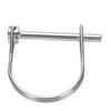 Safety Coupler Pin 316 Stainless Steel D Type Shaft Locking Pin for Table Saw Truck Boat Trailer