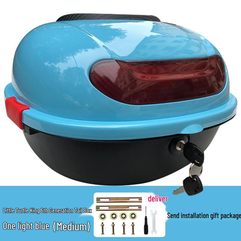 Universal Waterproof Storage Box for Electric Scooter or Moped Tail Trunk