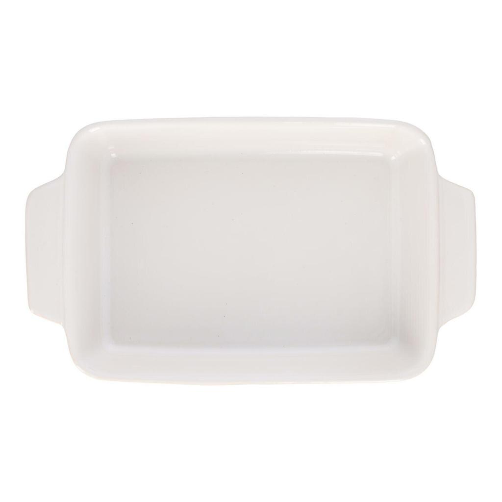 Mazzoni 31Cm White Baking Dish With Handles