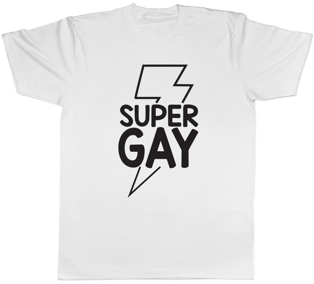 Funny Super Gay Unisexs TShirt LGBTQ Pride Love Coming Out Identity Tee