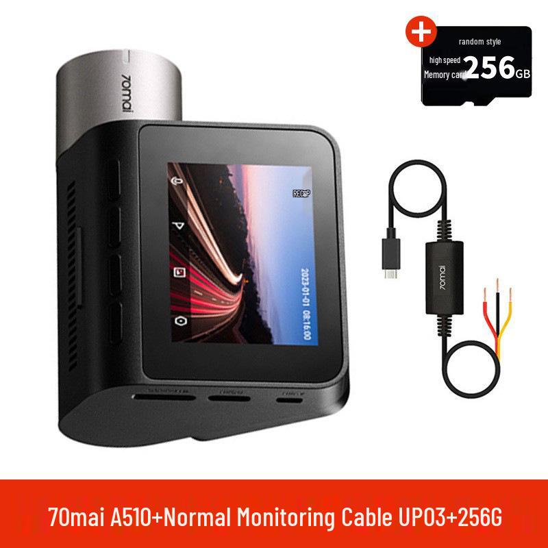 70mai A510 2024 Dash Cam with 24-Hour Parking Monitoring.
