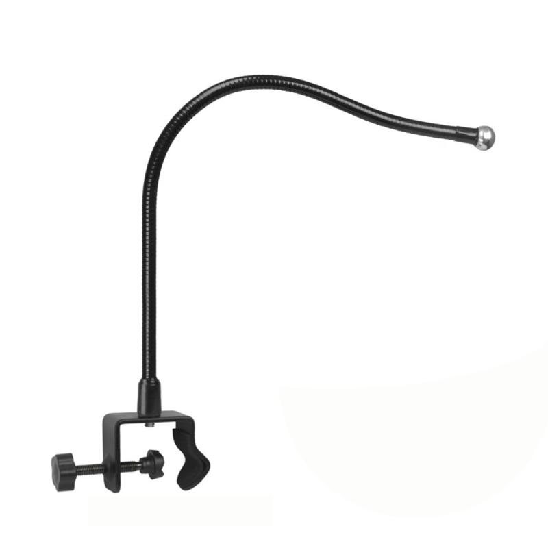 Flexible Snake Tube Phone Stand Clamp with 360 Rotation 4 Length Option 17.4mm Universal for Desktop Bedside Mounting
