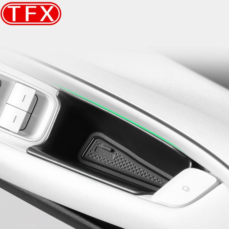 For Xiaomi SU7 2024 2025 Car Styling Interior Door Handle Box Door Edge Box Door Slot Storage Box Auto Decorations Accessories