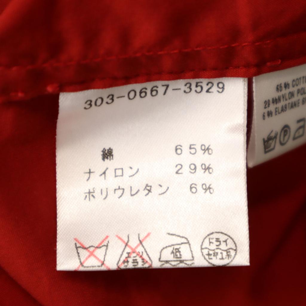 GUCCI made in Italy Short sleeve stretch shirt 42 Red Men's Used