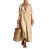 Womens Dresses Long Loose Fit Shirt Dress Summer Dresses for Women Vacation Dress Formal Dresses for Women Sundresses for Women