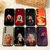 B-Bebe Rexha Singer Phone Case For Samsung  A73,72,71,A52,51,40,41,A22,A32,31,A13, Soft Black Shell