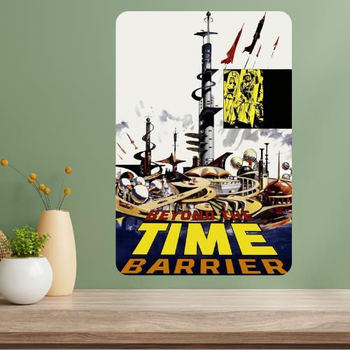 Beyond the Time Barrier Classic Movie Metal Poster Sign 20x30cm（7.8x11.8inch）
