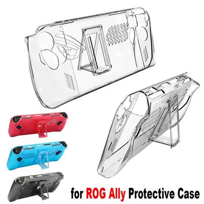 For ROG Ally Shockproof Back Cover with Kickstand Handheld Console Shell Protective Case Full Coverage Game Accessories