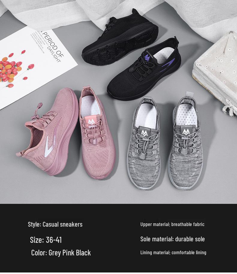 Women's 2025 Breathable Lightweight Sneakers - Comfortable, Stylish Gifts