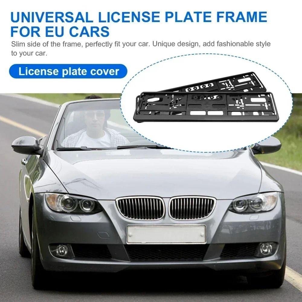 Anticorrosion Registration Plate Holder Waterproof European Size License Plate Frame Universal