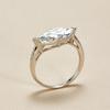 3 Carat Marquise Cut Moissanite Rings for Women   CopperEast West Diamond Engagement Ring Wedding Bands Jewelry Gift